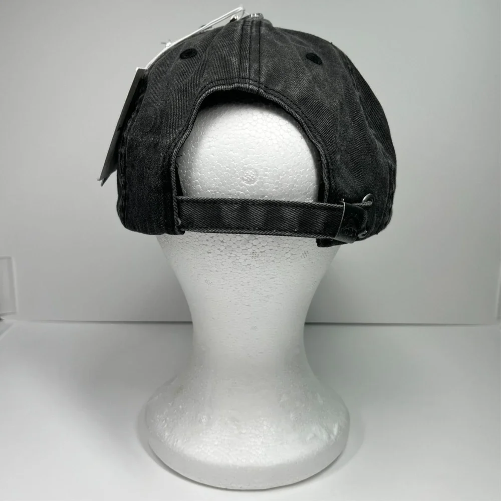 Tommy Bahama Hat Mens Embroidered #1 Dad Adjustable Baseball Cap Heathered Black